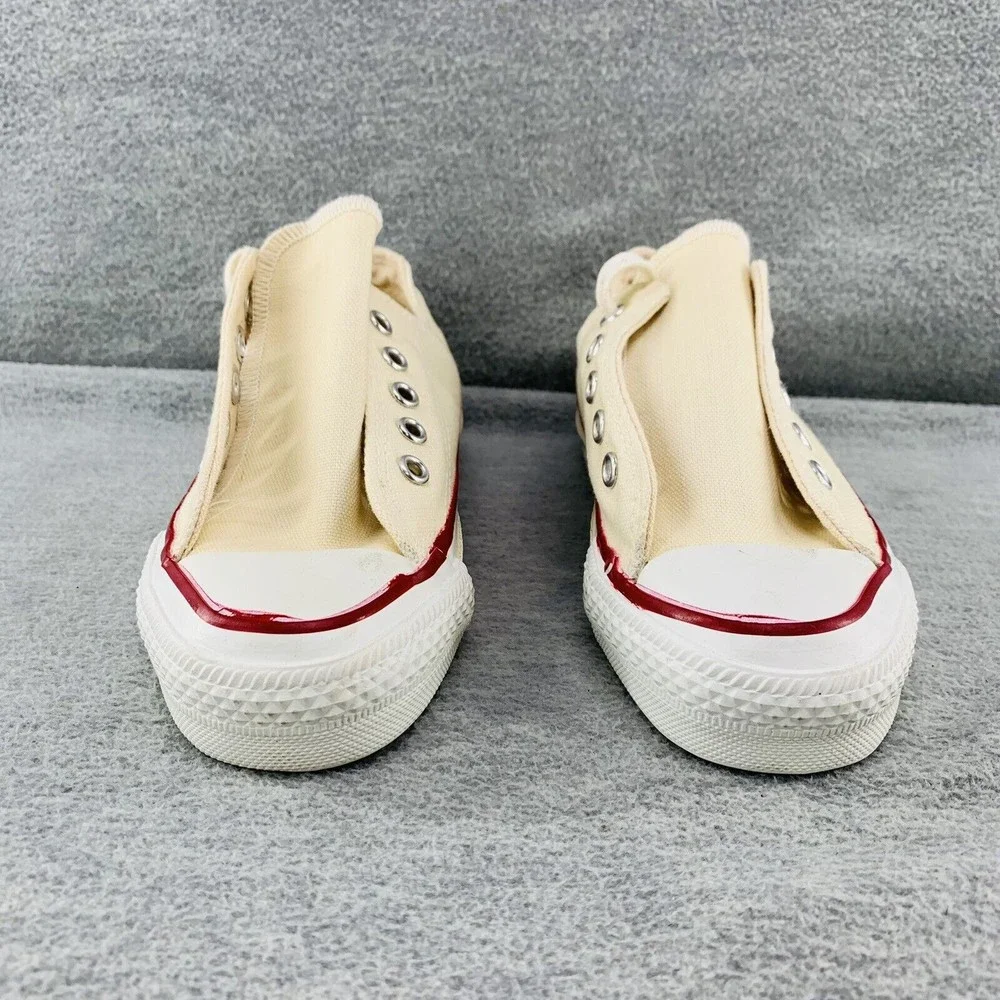 CONVERSE VINTAGE All Star - Youth Size 13.5 Cream Sneakers Chuck Taylor Low Top